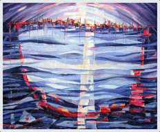 145 x 120 cm, Acryl auf Leinwand