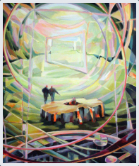 100 x 120 cm, Acryl auf Leinwand
