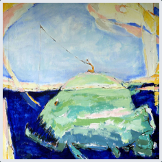 100 x 100 cm, Acryl auf Leinwand