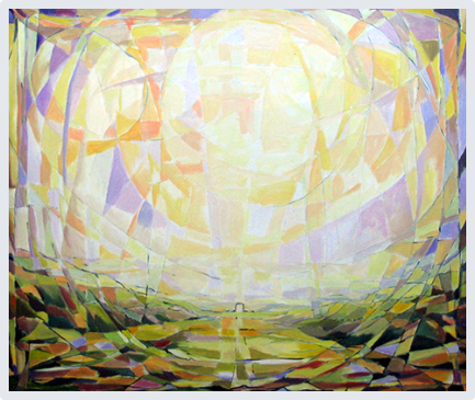 120 x 130 cm, Acryl auf Leinwand